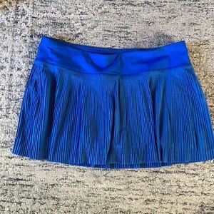 Lululemon Pleat to Street III Tennis Skirt - Pipe Dream Blue - Size 10